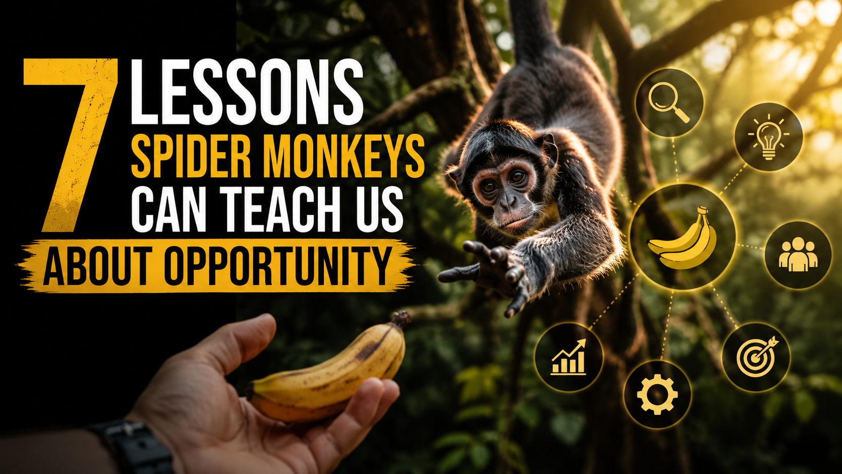 7 Lessons Spider Monkeys Can Teach Us About Opportunity