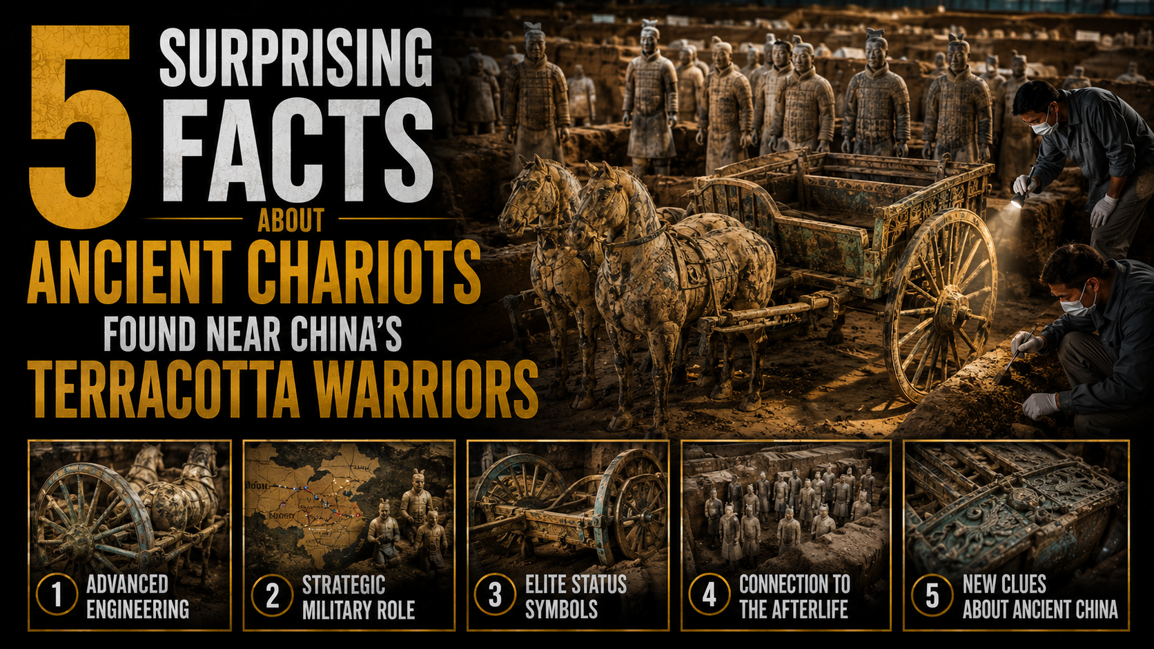 5 Surprising Facts About Ancient Chariots Found Near China's Terracotta Warriors