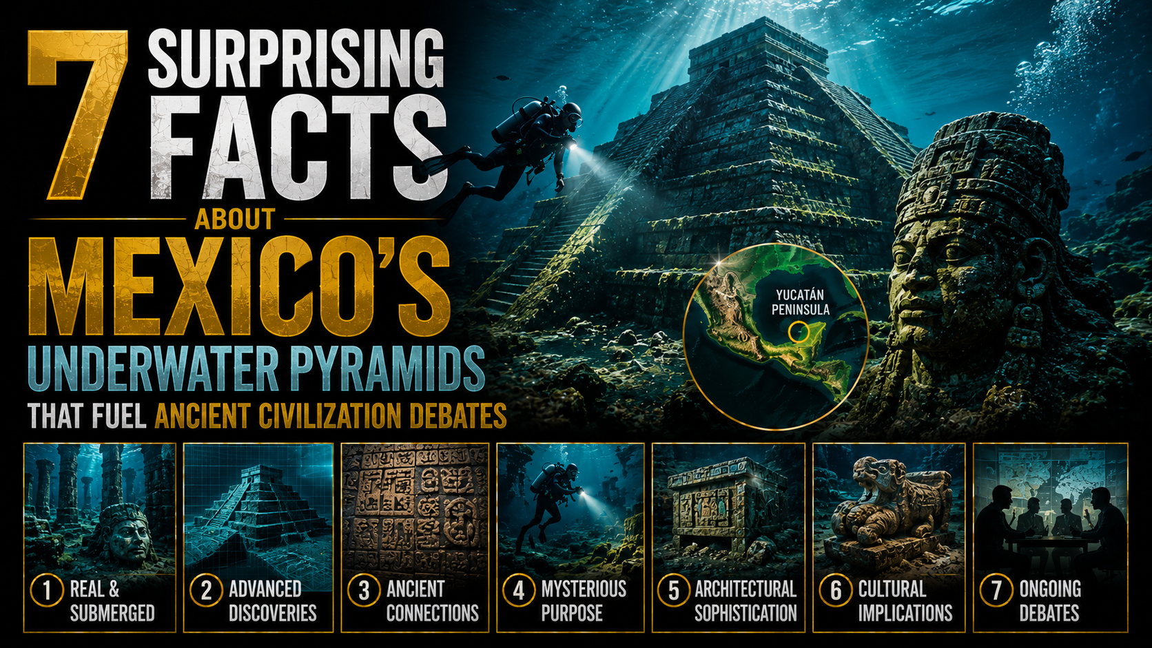 7 Surprising Facts About Mexico’s Underwater Pyramids That Fuel Ancient Civilization Debates