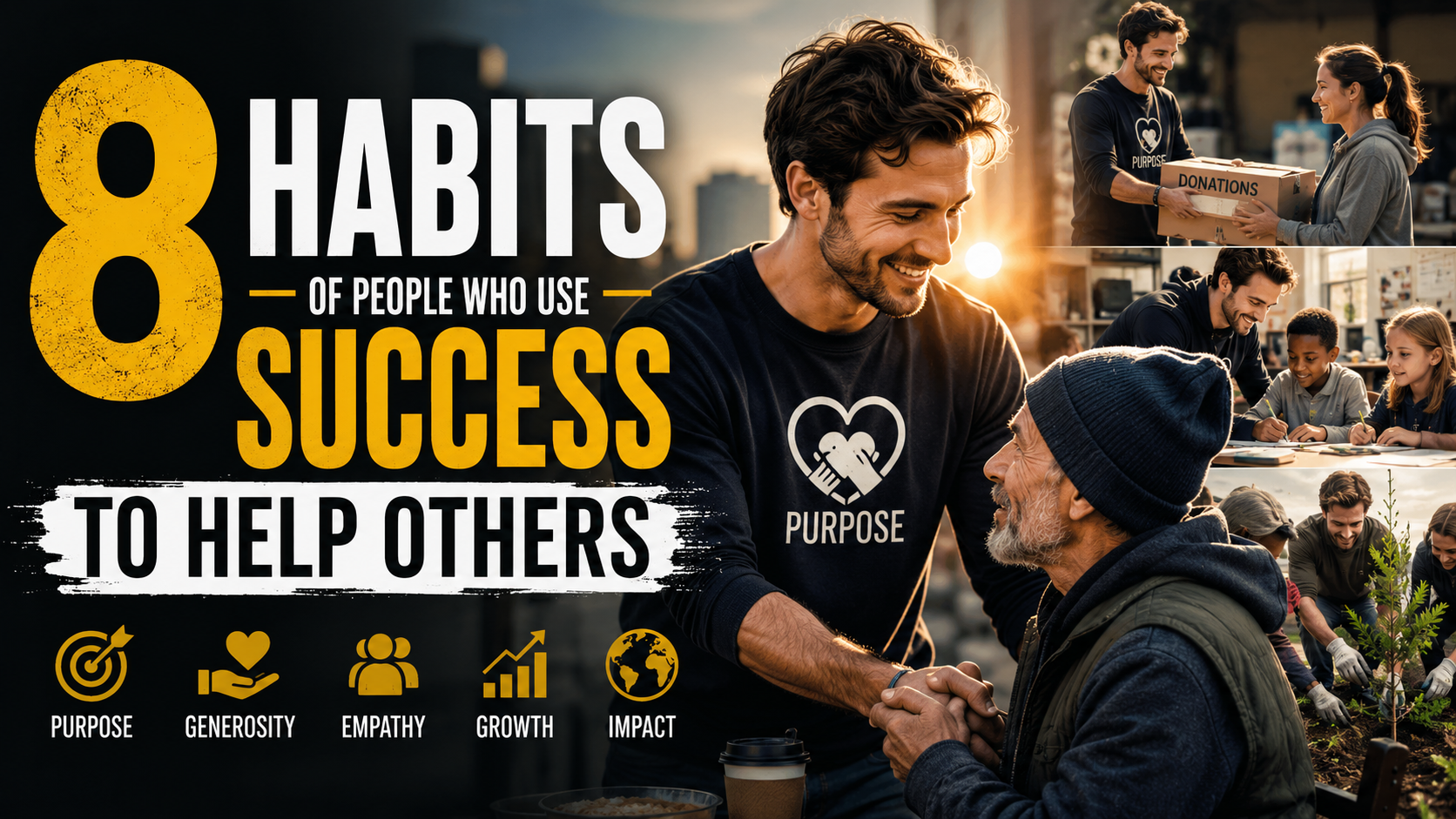 8 Habits of People Who Use Success to Help Others
