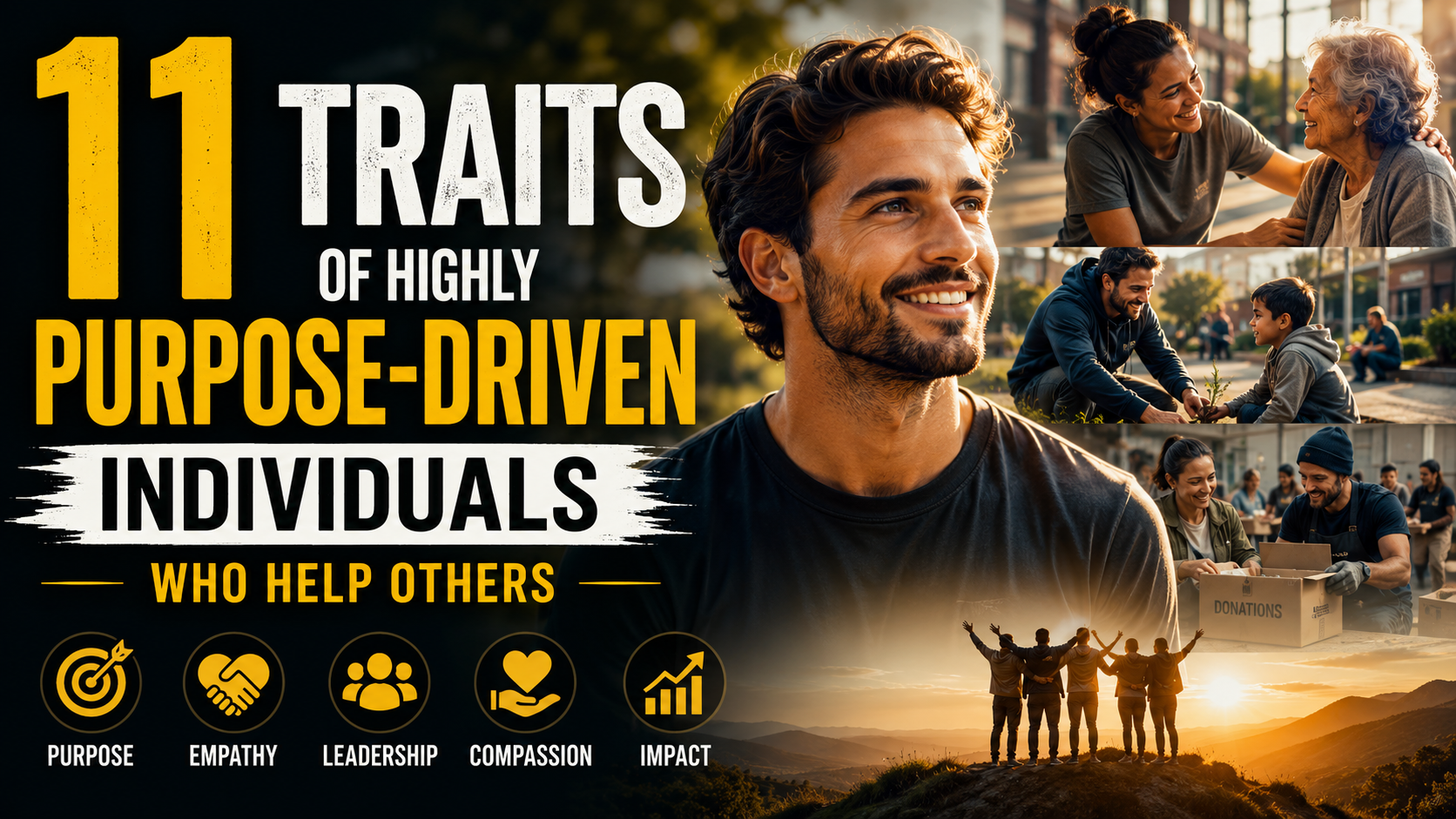 11 Traits of Highly Purpose-Driven Individuals Who Help Others