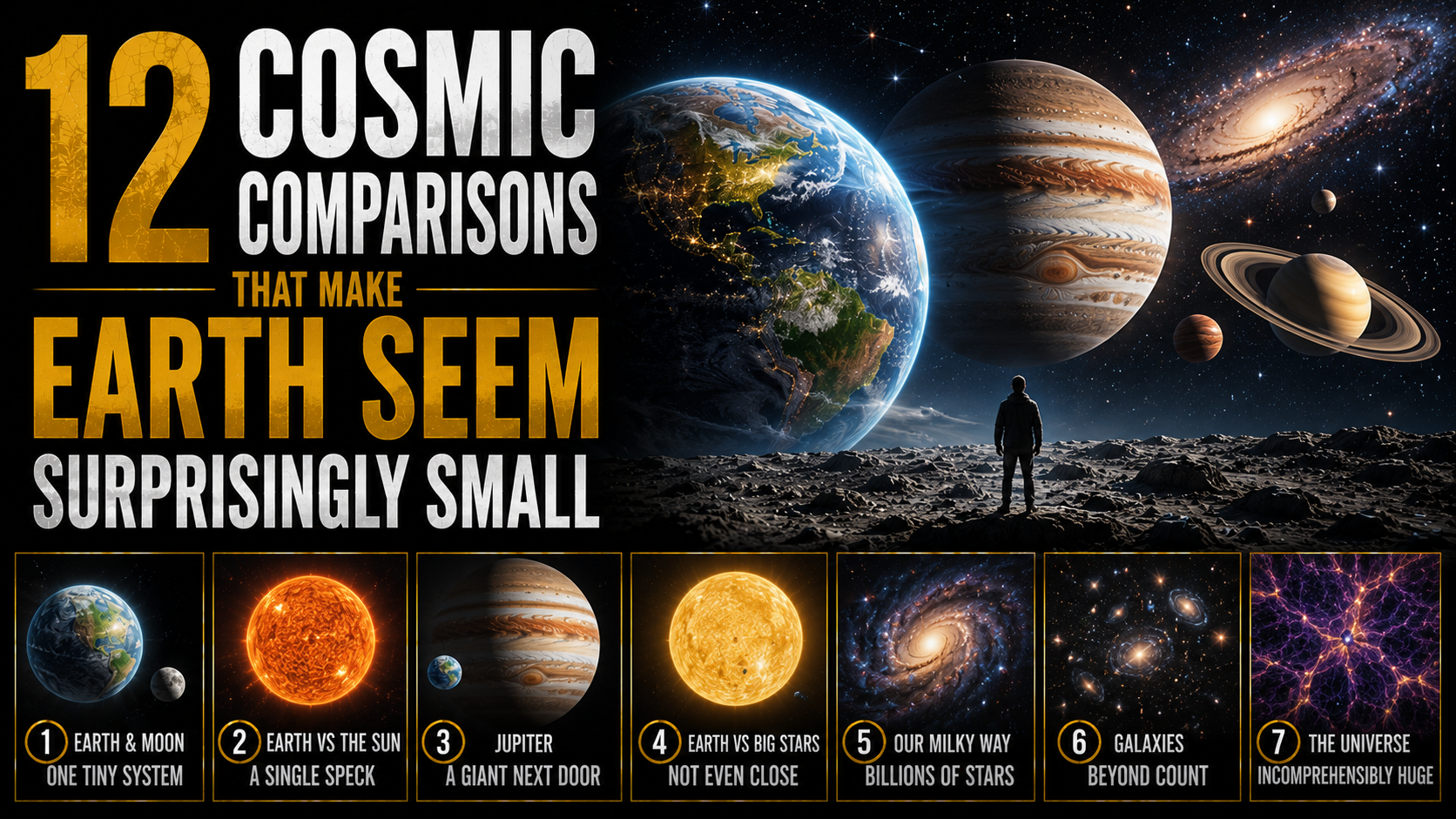 12 Cosmic Comparisons That Make Earth Seem Surprisingly Small