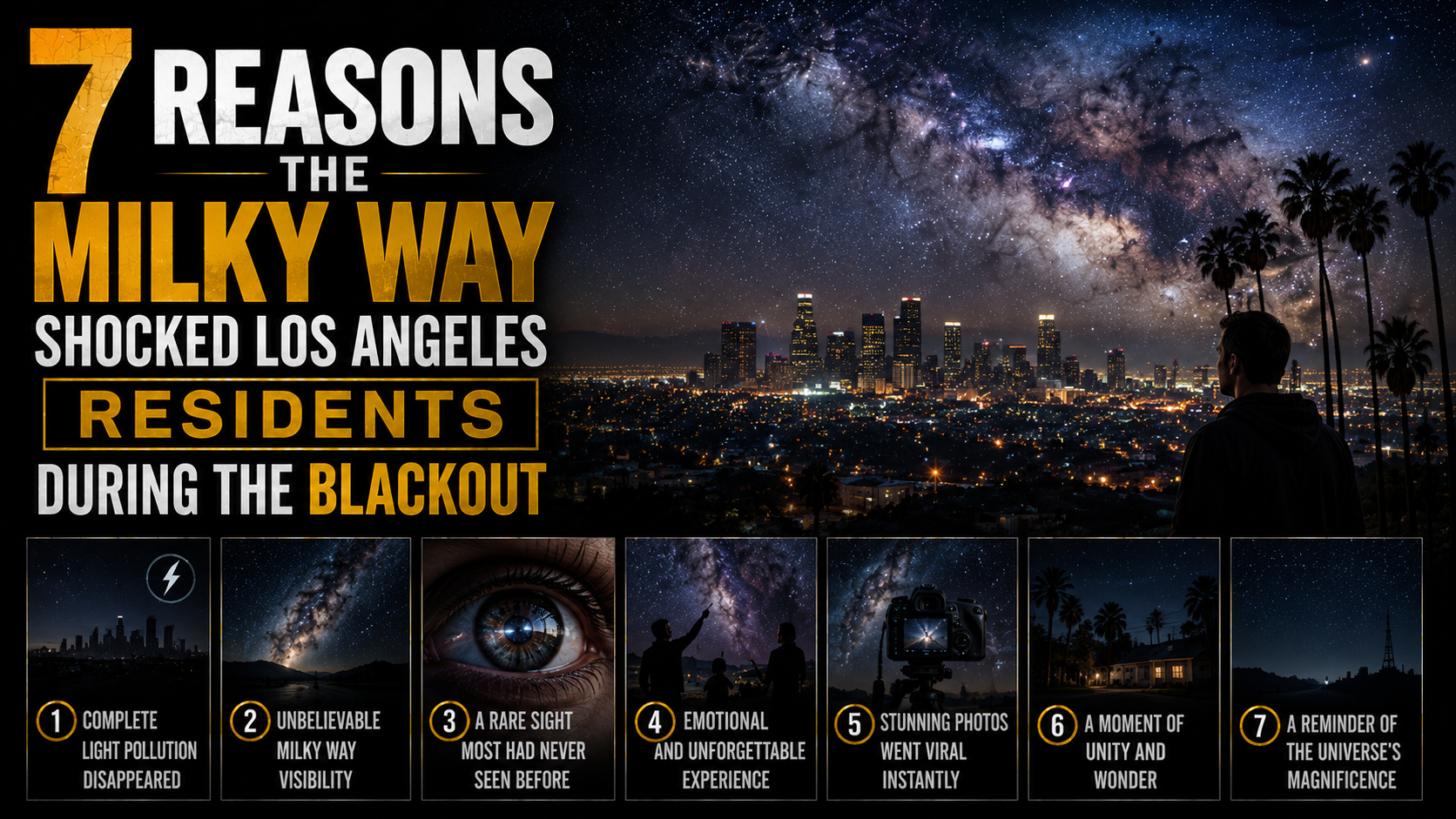 7 Reasons the Milky Way Shocked Los Angeles Residents During the Blackout