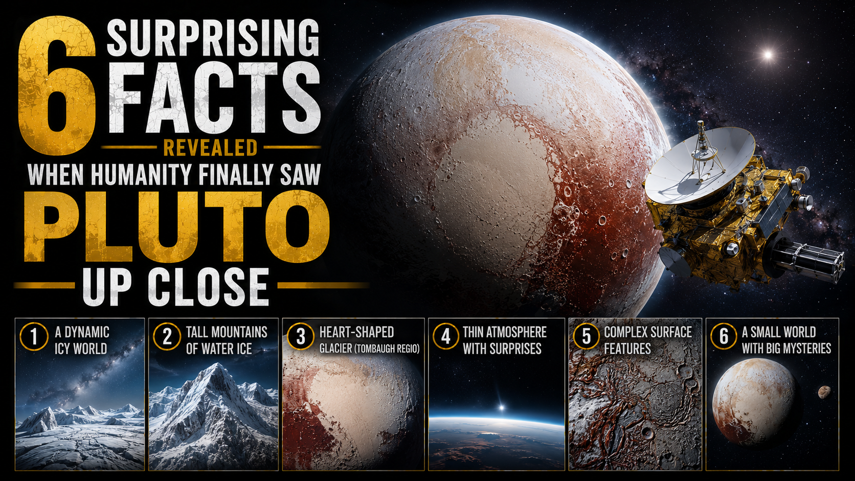 6 Surprising Facts Revealed When Humanity Finally Saw Pluto Up Close