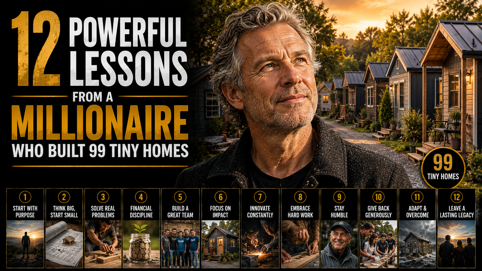 12 Powerful Lessons From a Millionaire Who Built 99 Tiny Homes