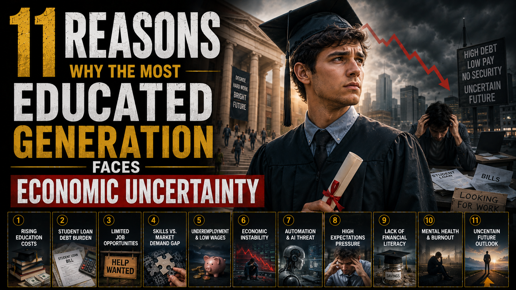 11 Reasons Why the Most Educated Generation Faces Economic Uncertainty