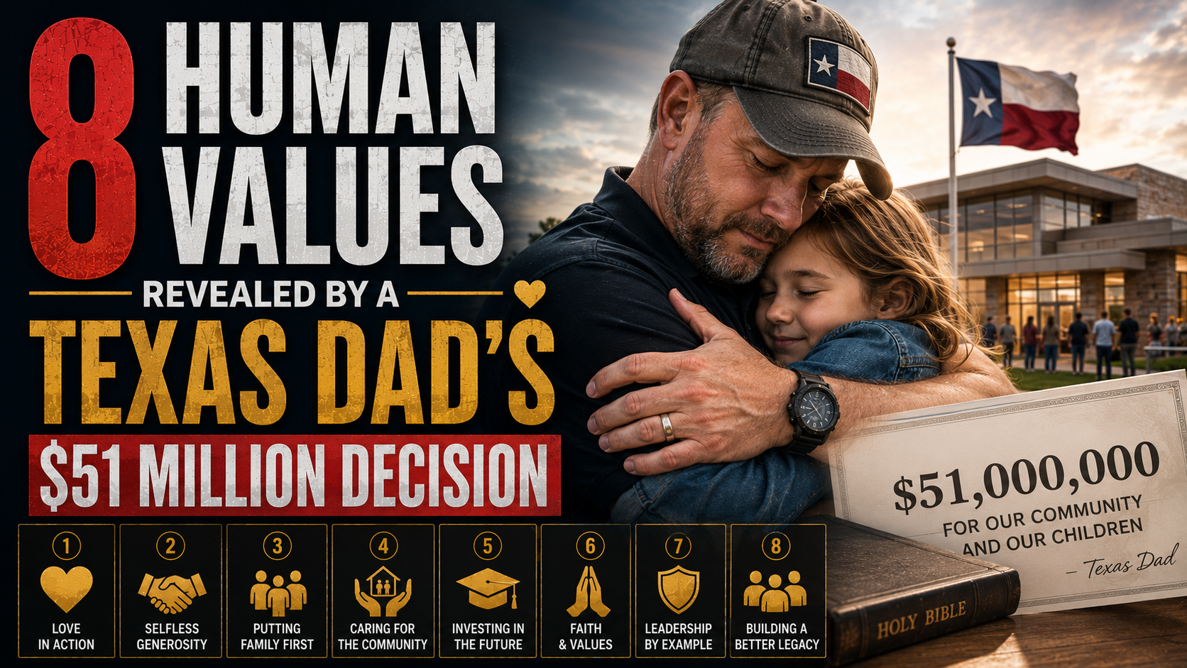 8 Human Values Revealed by a Texas Dad’s $51 Million Decision