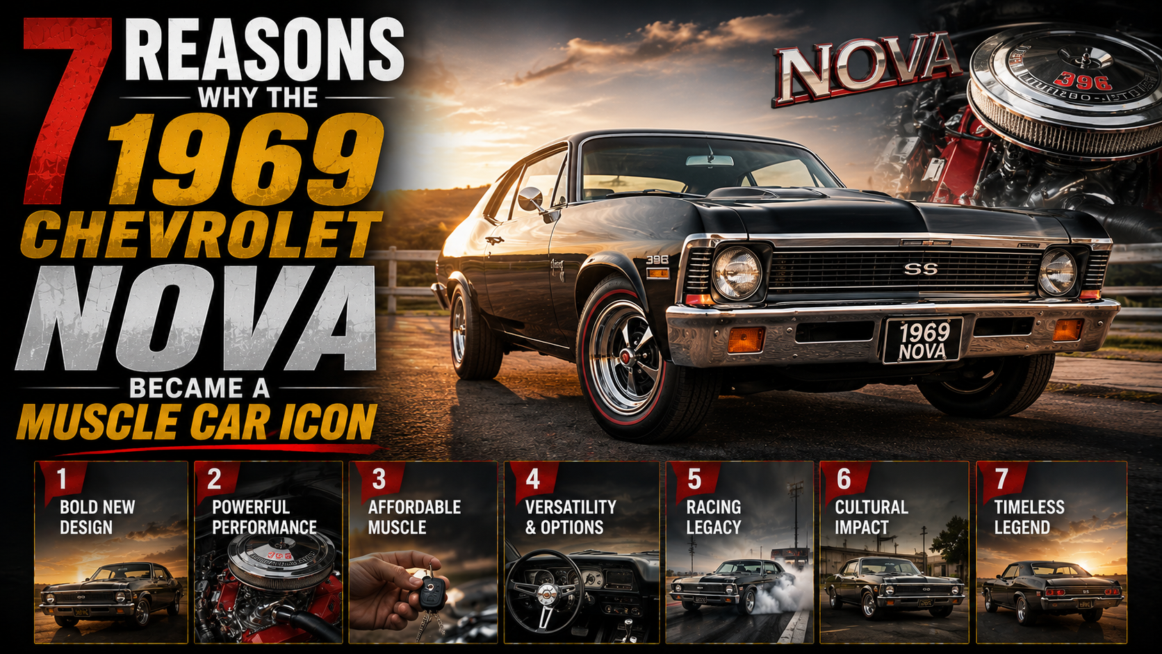 7 Reasons Why the 1969 Chevrolet Nova Became a Muscle Car Icon