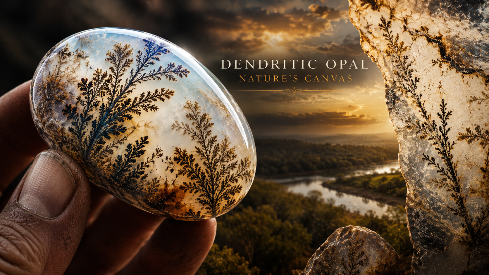 9 Reasons Why Dendritic Opal Is Called Nature’s Canvas