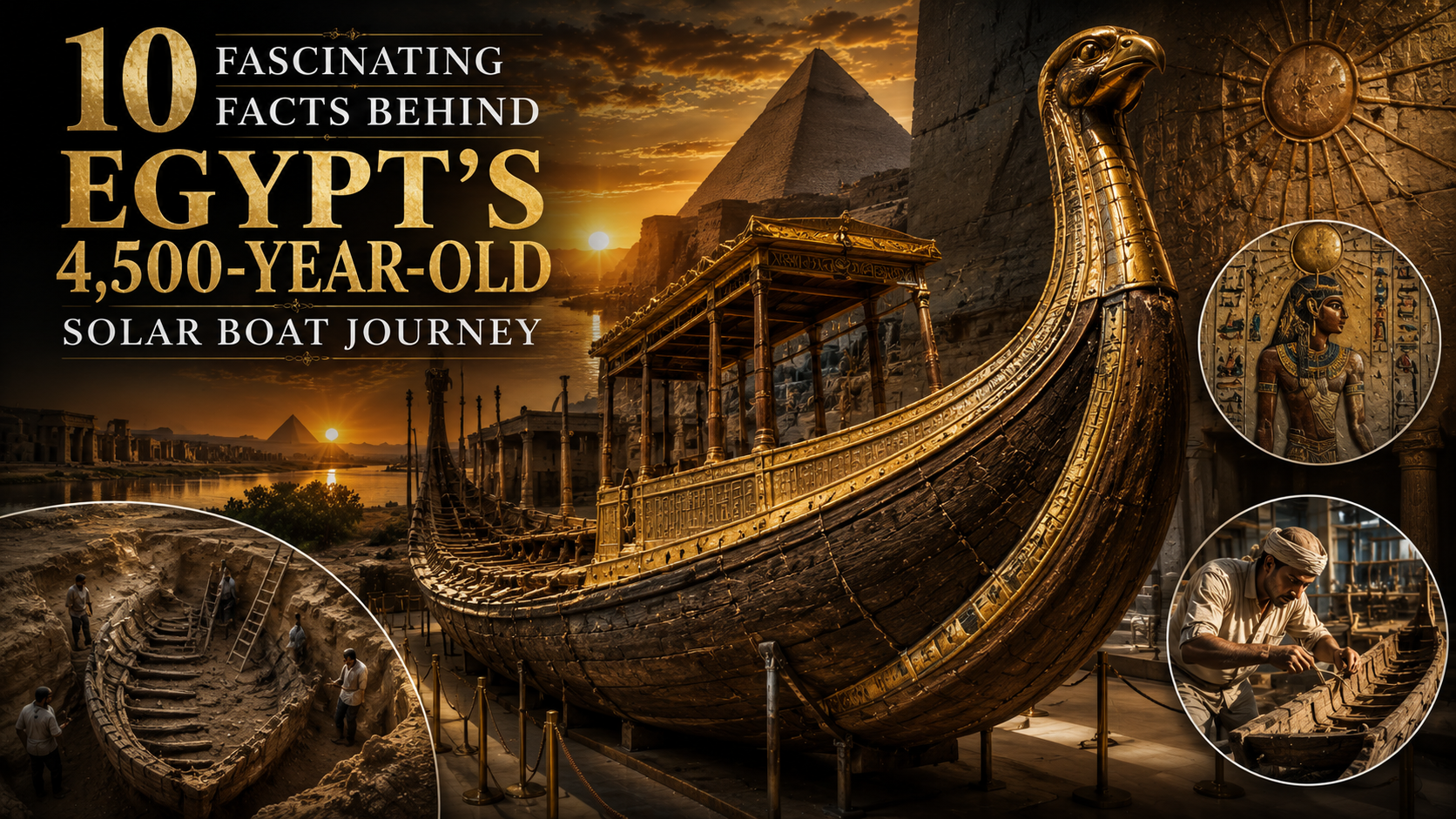 10 Fascinating Facts Behind Egypt’s 4,500-Year-Old Solar Boat Journey