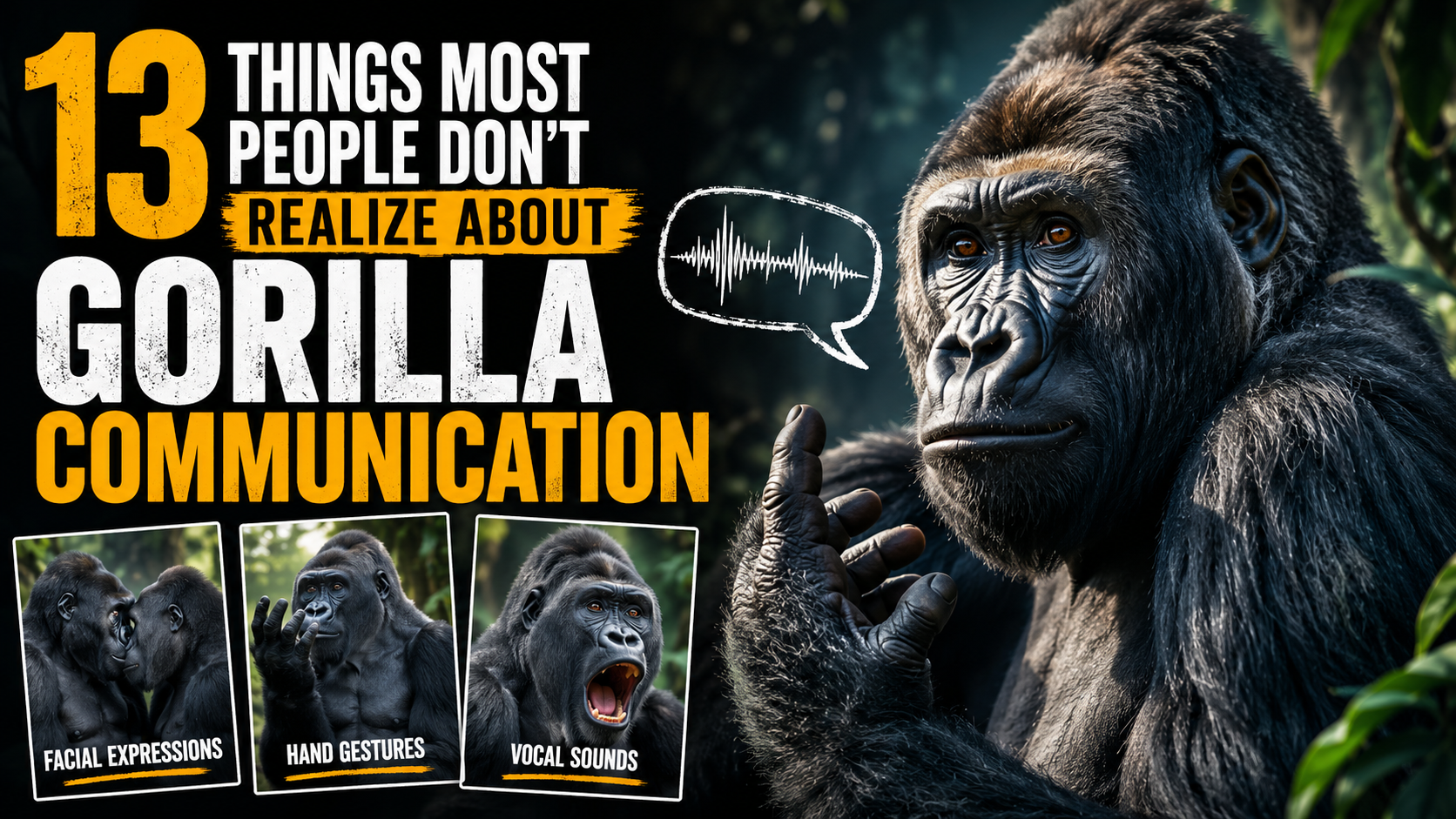 13 Things Most People Don’t Realize About Gorilla Communication