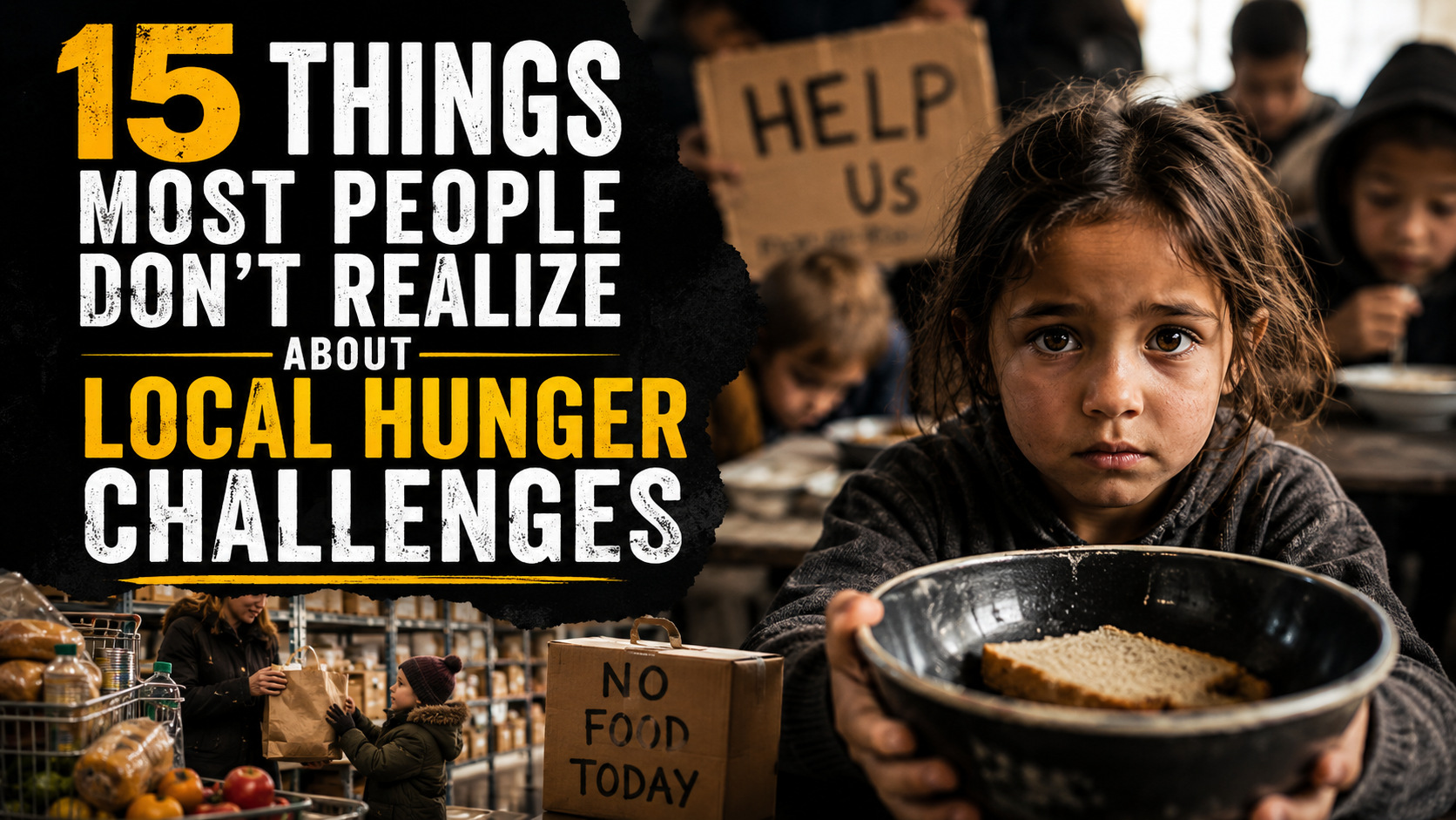 15 Things Most People Don't Realize About Local Hunger Challenges