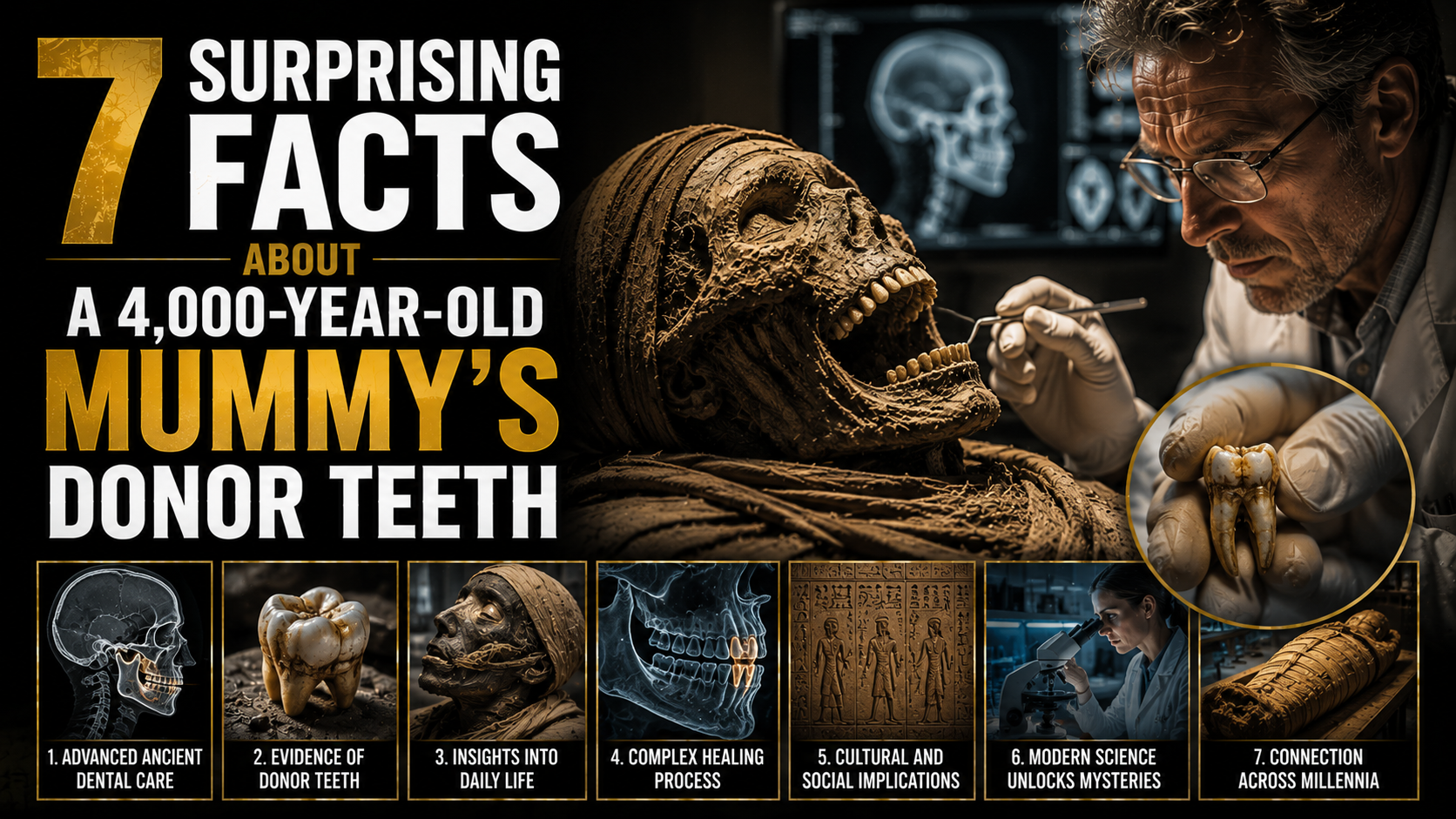7 Surprising Facts About a 4,000-Year-Old Mummy’s Donor Teeth