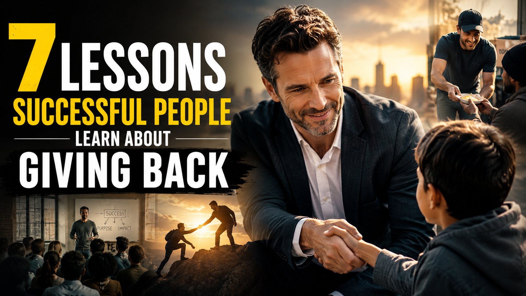 7 Lessons Successful People Learn About Giving Back