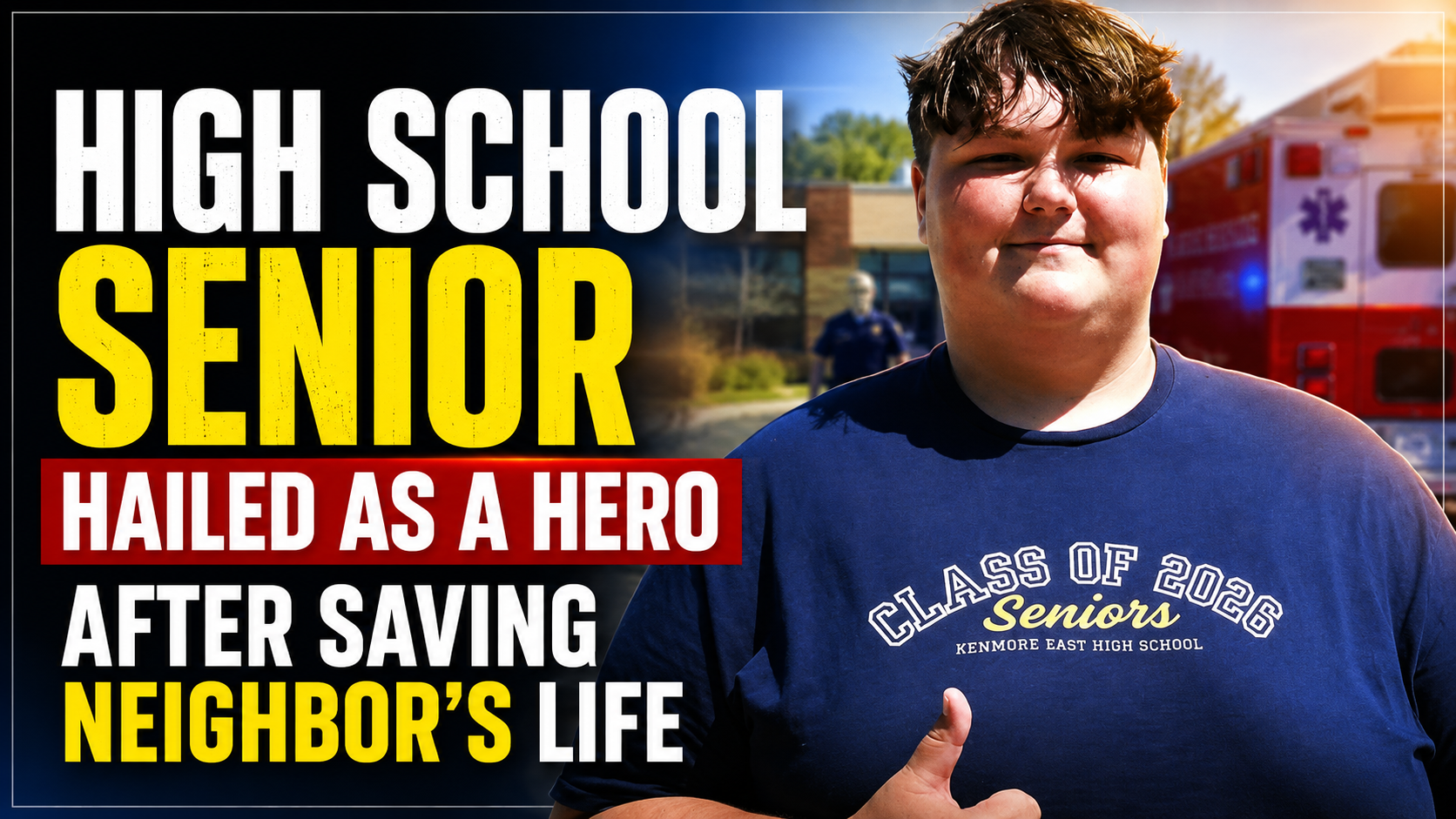 High School Senior Hailed as a Hero After Saving Neighbor’s Life During Medical Emergency