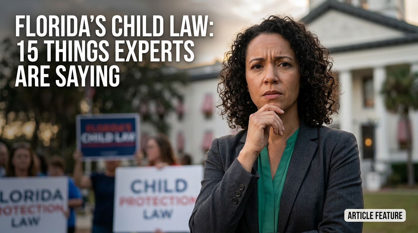 15 Things Experts Are Saying About Florida’s New Child Protection Law