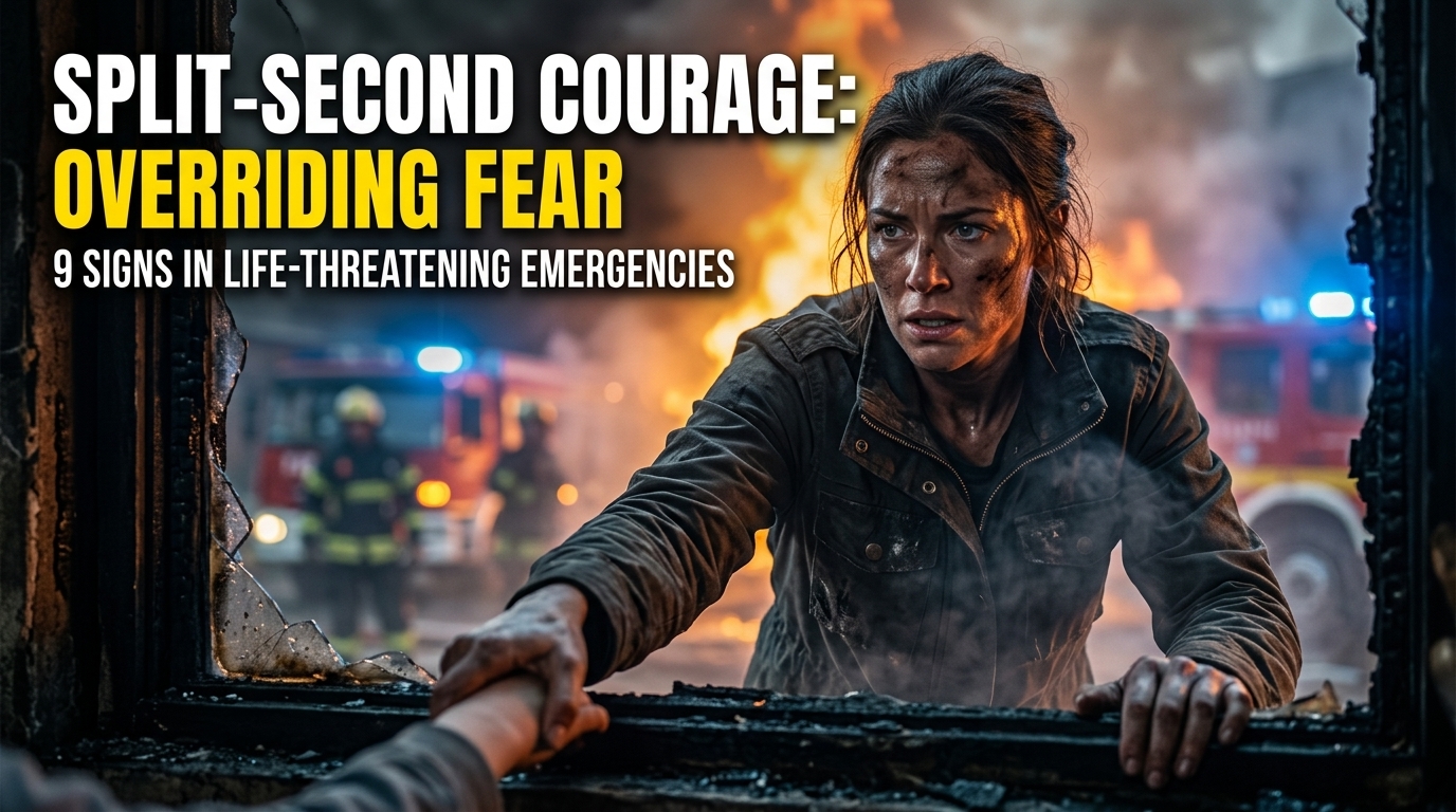 9 Signs That Split-Second Courage Can Override Fear During Life Threatening Emergencies