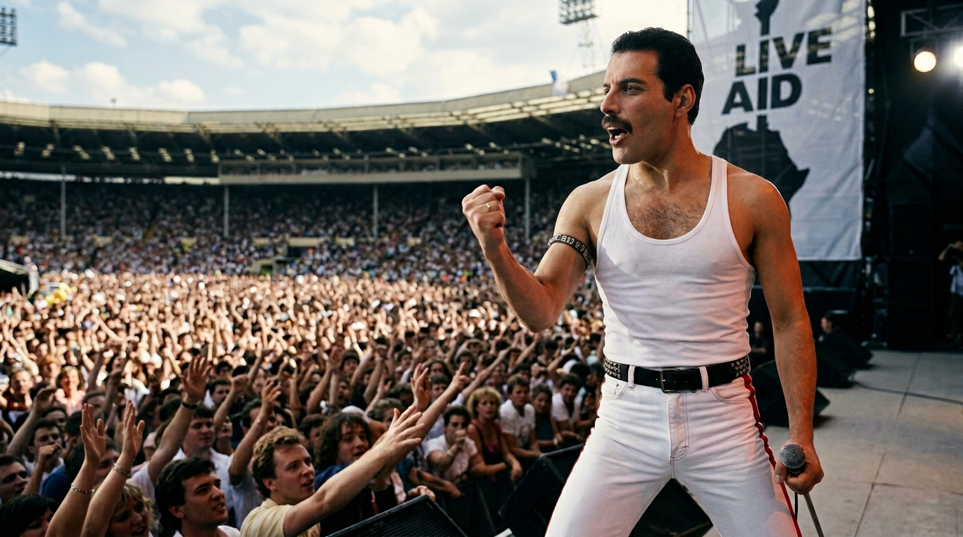 15 Facts About Freddie Mercury’s Live Aid Performance That Still Amaze Experts