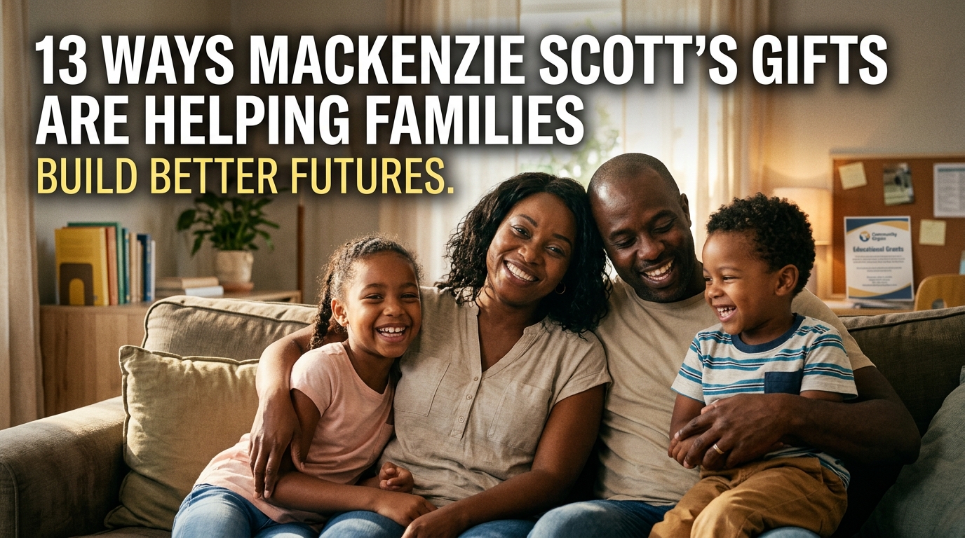 13 Ways Mackenzie Scott’s Gifts Are Helping Families Build Better Futures