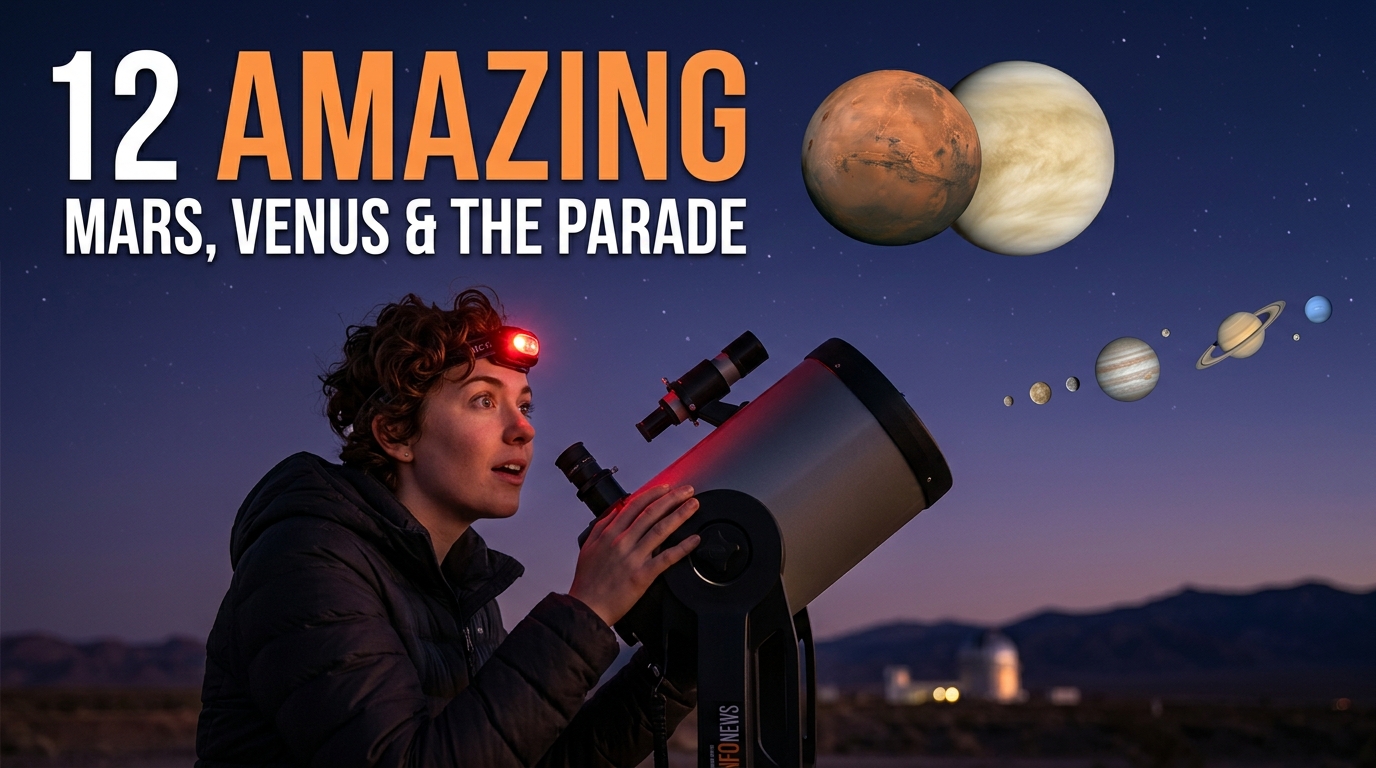 12 Amazing Facts About Mars, Venus, and the Silent Planet Parade
